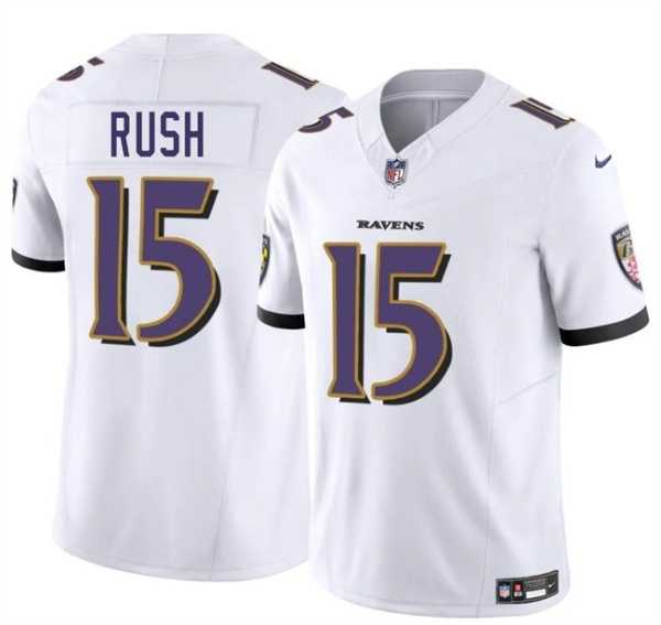 Men & Women & Youth Baltimore Ravens #15 Cooper Rush White 2025 F.U.S.E. Vapor Limited Jersey,We sell and wholesale Men & Women & Youth Baltimore Ravens #15 Cooper Rush White 2025 F.U.S.E. Vapor Limited Jersey on line form chian!